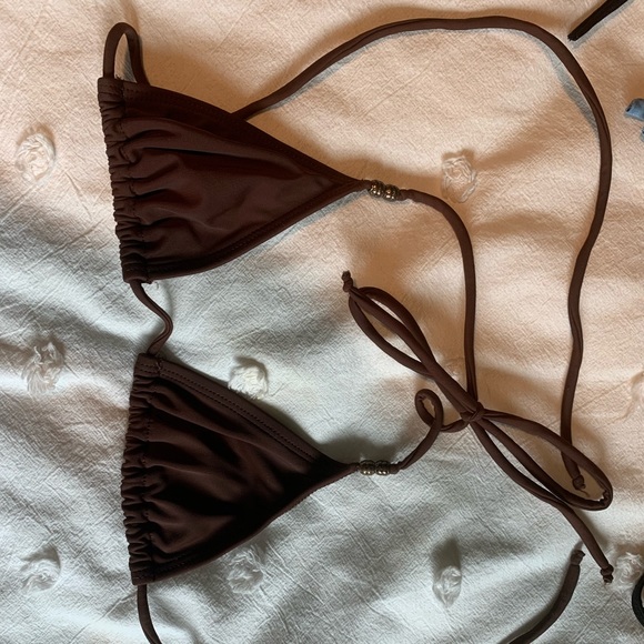 brown gucci bathing suit
